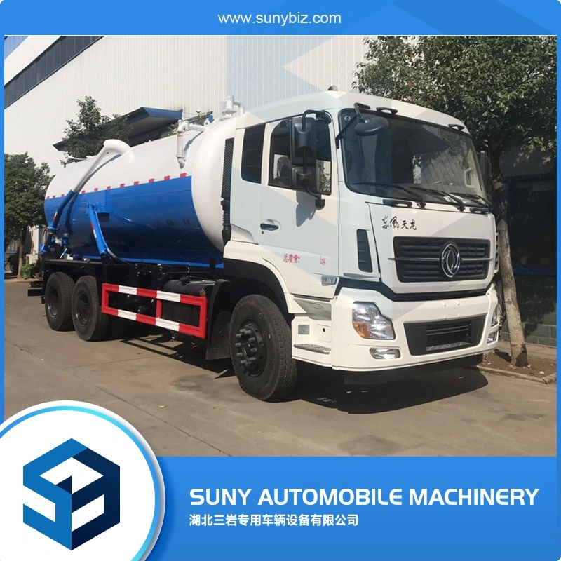 Vacuum Sewage Tank 18 Cbm Trucks Sewage Fecal Vacuum Truck